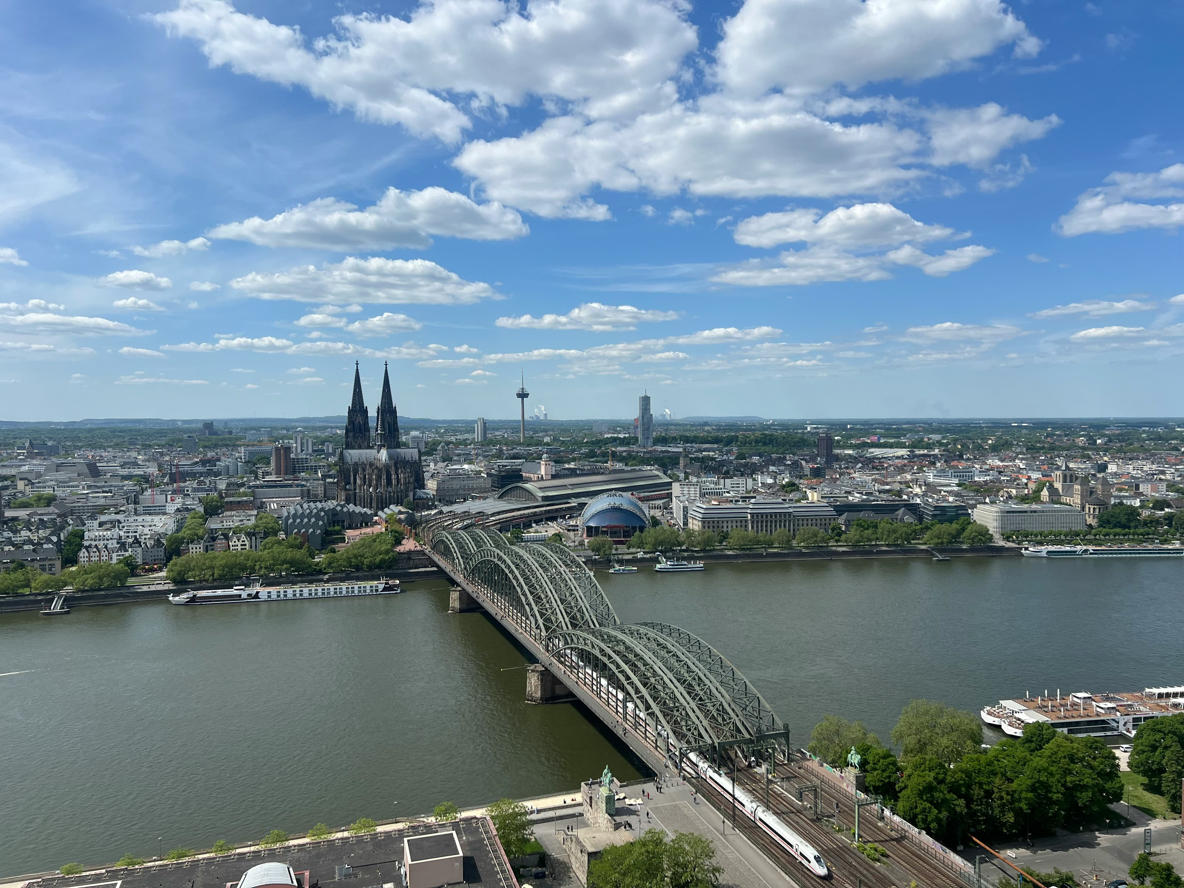 Modern European bridge representing international connection and movement