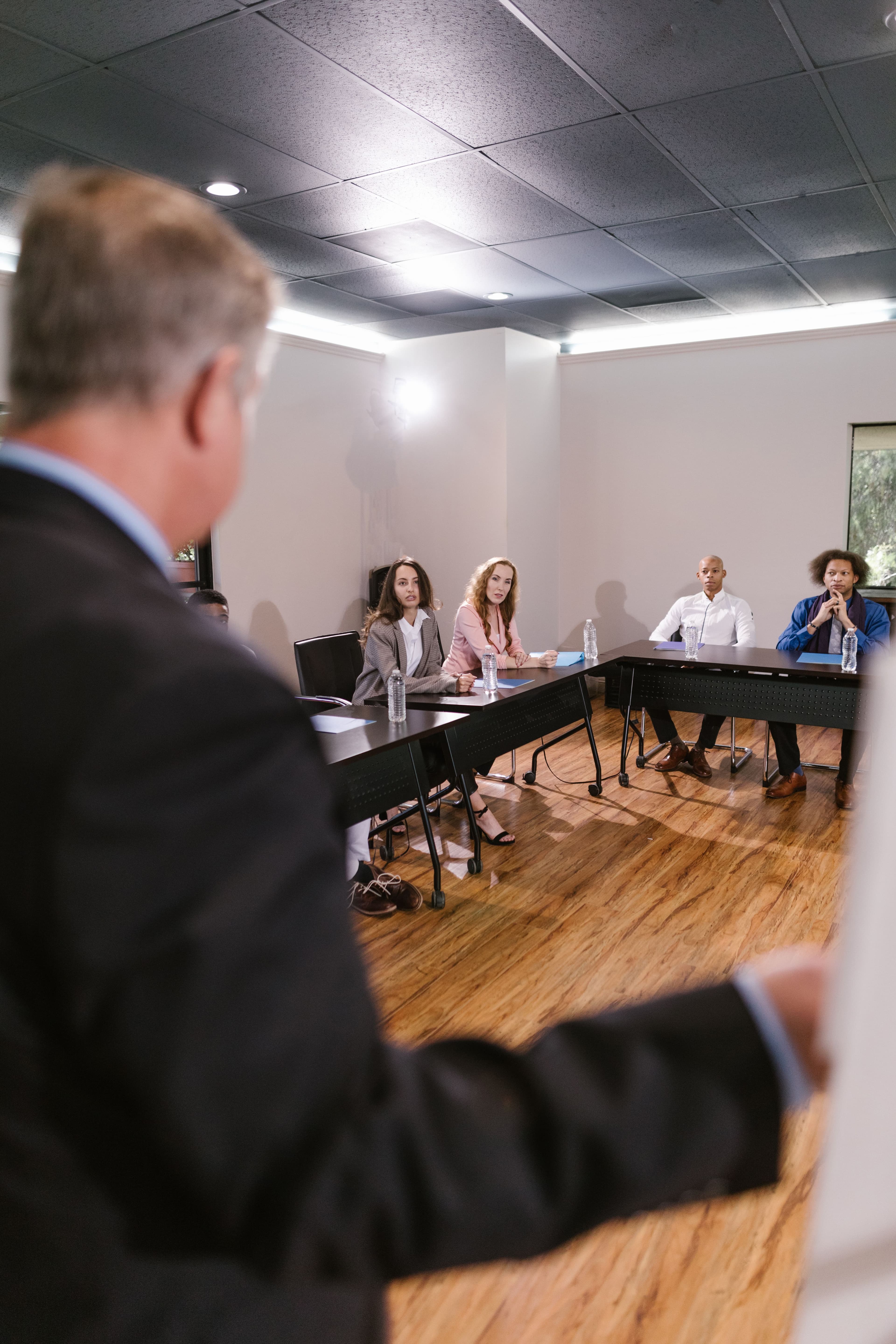 International professionals working together on business and institutional development