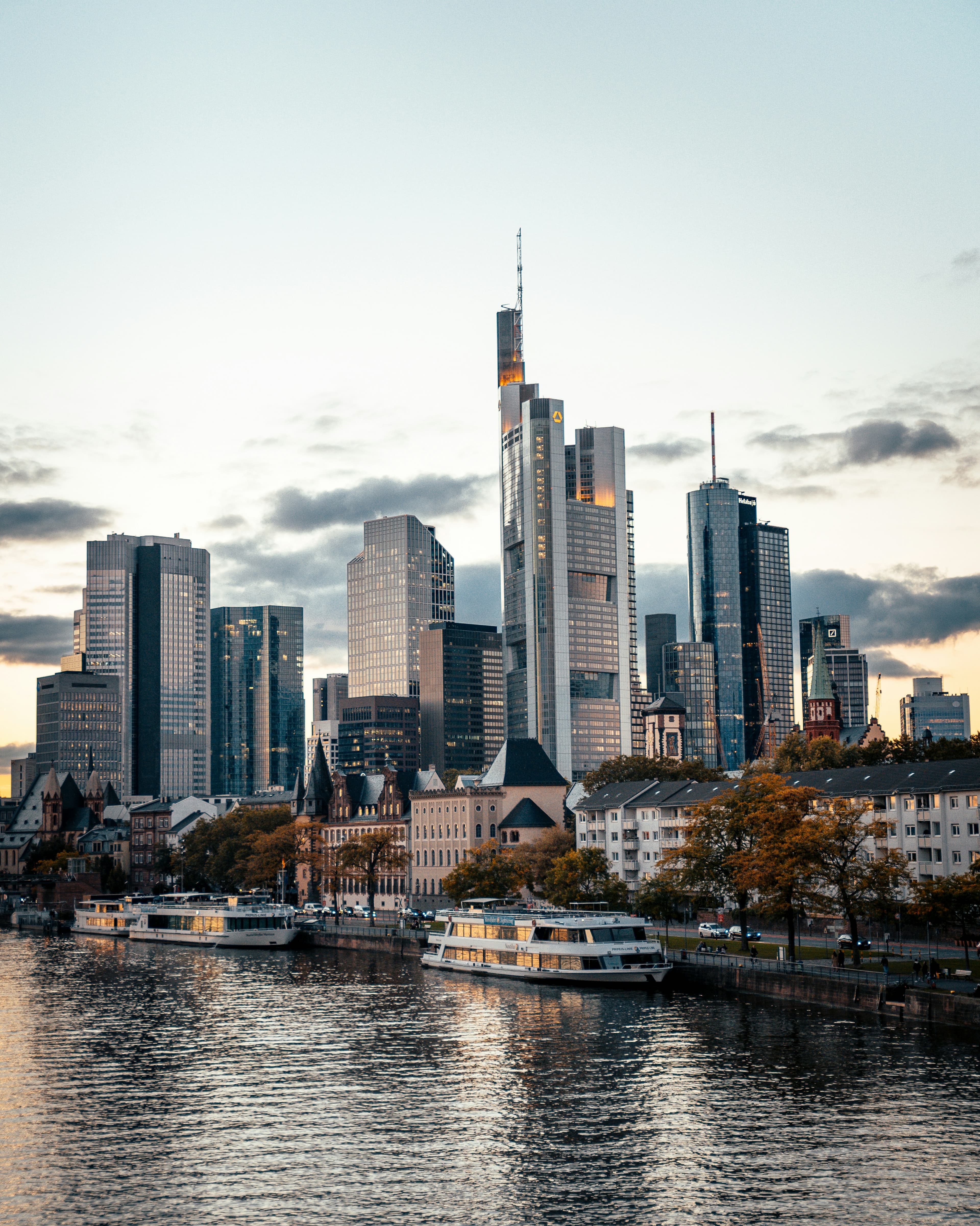 Frankfurt business district representing market entry and business development in Germany