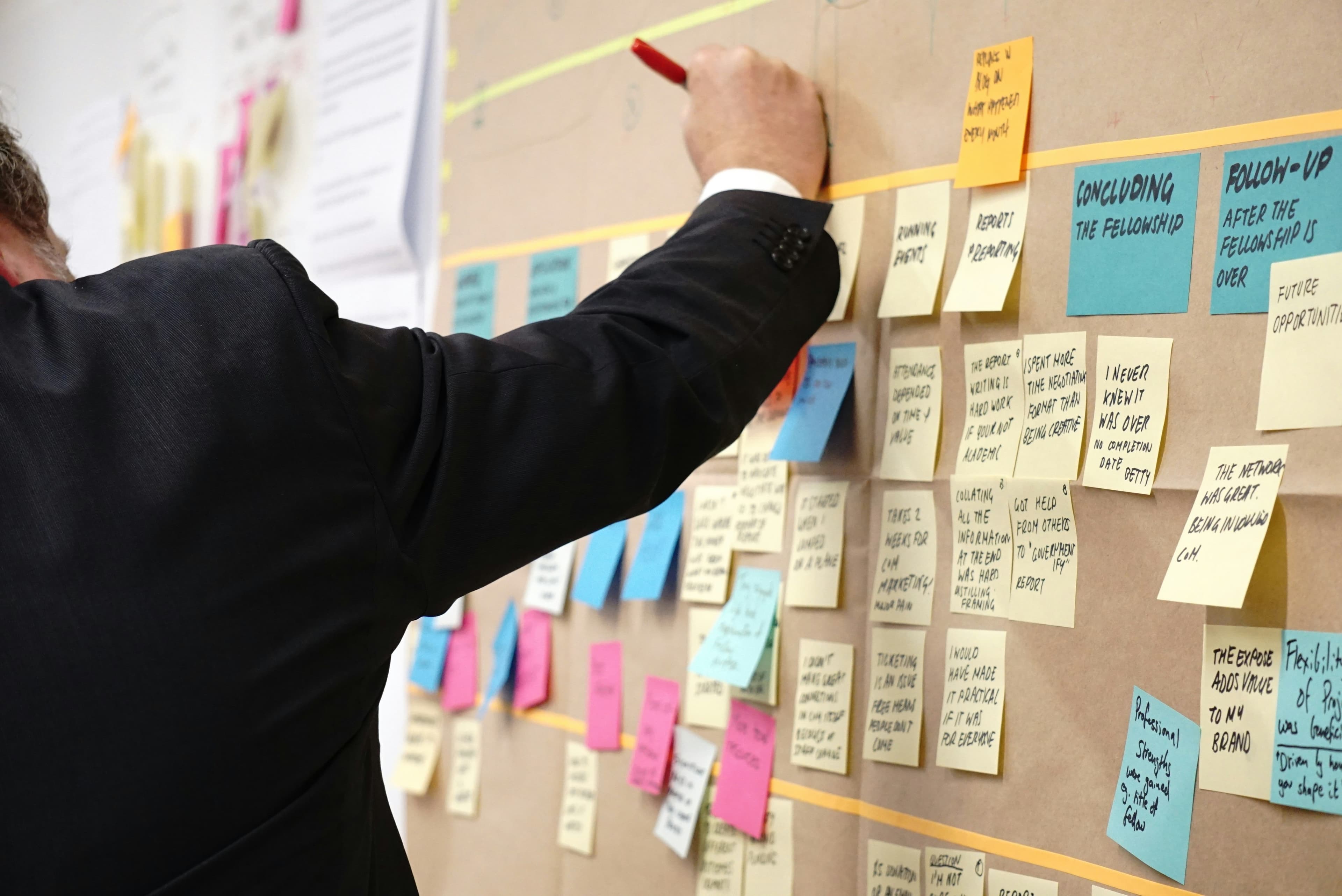 Professional team planning and coordinating an international consulting project